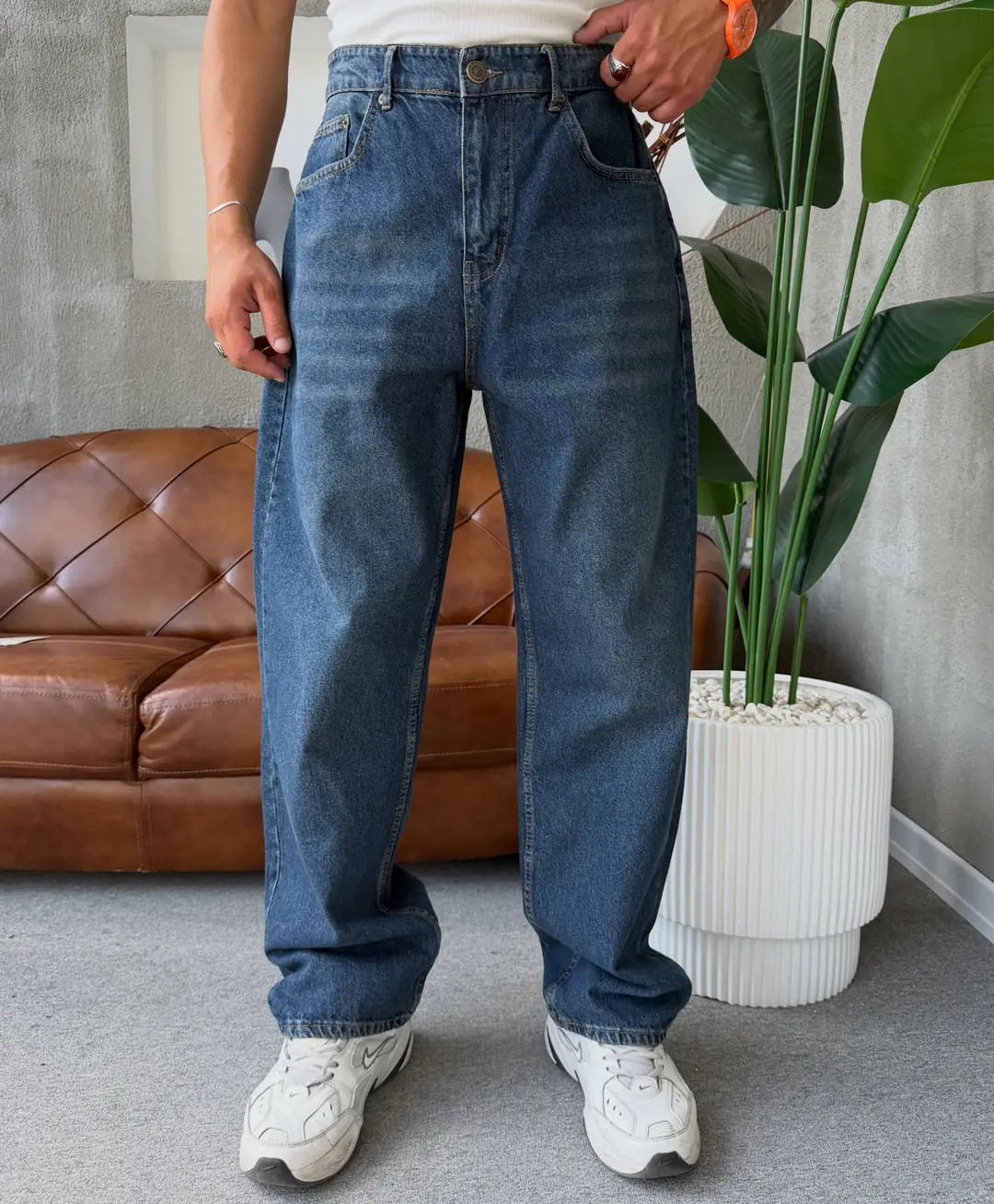 Süper Baggy Kot Pantalon